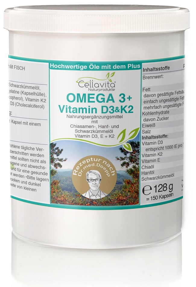 Omega 3 + Vitamin D3 & K2 Selbstheilung Online Selbstheilung Online