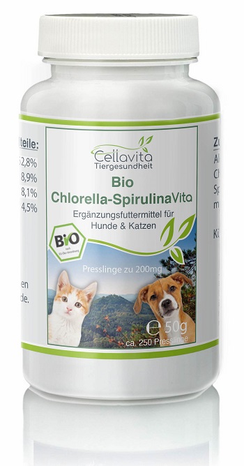 Bio Chlorella – Spirulina – für Hunde & Katzen