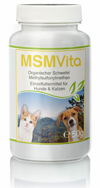 MSM – Organischer Schwefel – für Hunde & Katzen