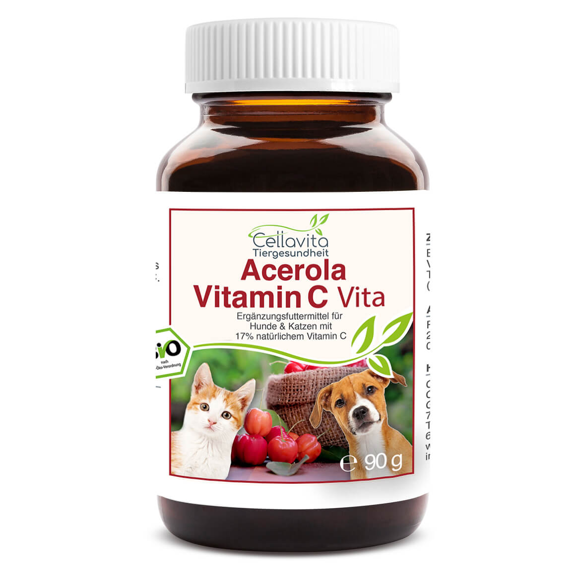 Acerola Vitamin C – für Hunde & Katzen Acerola Vitamin C – für Hunde & Katzen