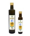 Saatengold-Bio-Feinschmecker-Öle Leinöl Orange