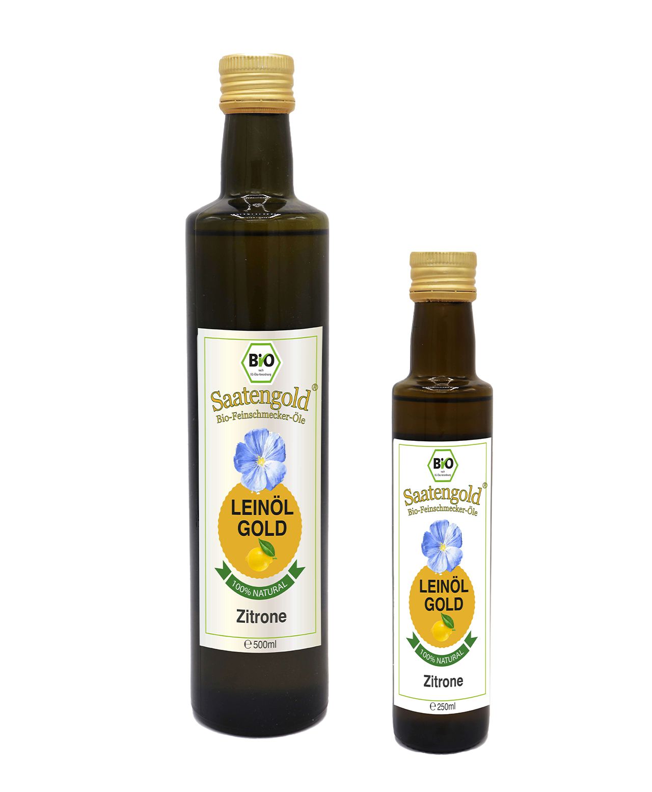 Saatengold-Bio-Feinschmecker-Öle Leinöl Zitrone Saatengold-Bio-Feinschmecker-Öle Leinöl Zitrone