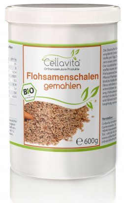 Flohsamenschalen gemahlen (Pulver) – Bio Flohsamenschalen gemahlen (Pulver) – Bio