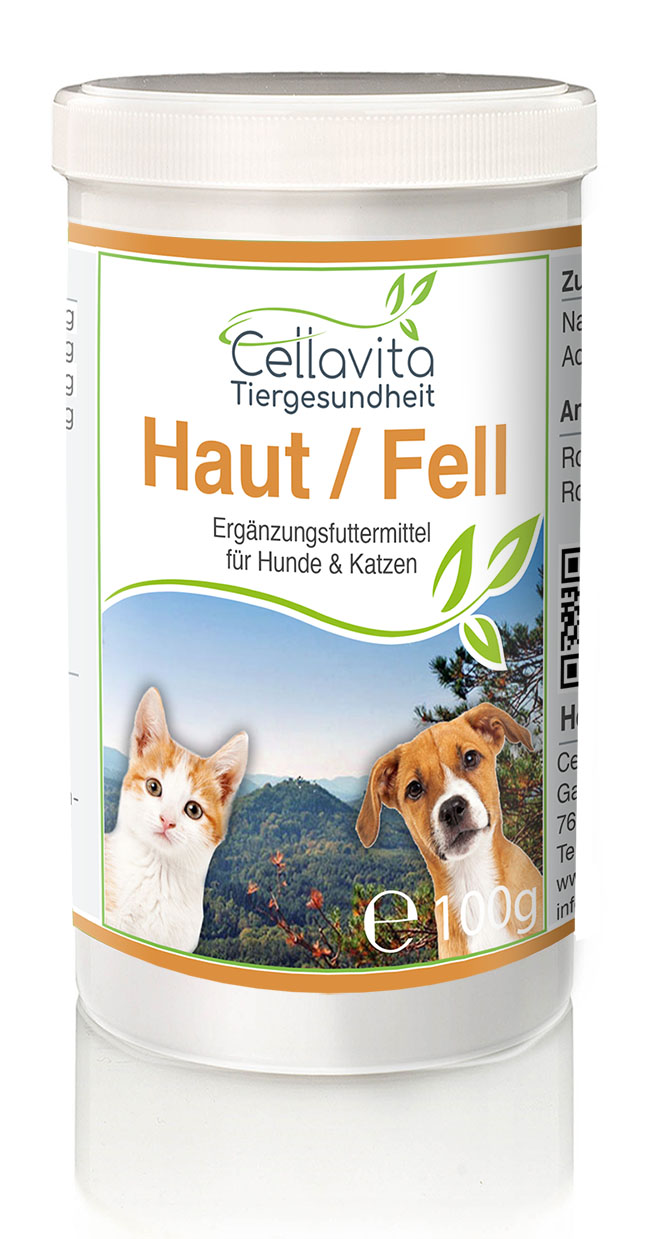 Cellavita Tiergesundheit Haut / Fell für Hunde & Katzen