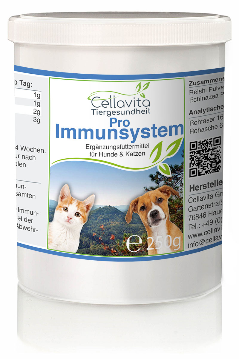 Cellavita Tiergesundheit Pro Immunsystem für Hunde & Katzen