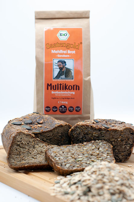 ‚Mehlfreibrot‘ Multikorn Bio Brotbackmischung