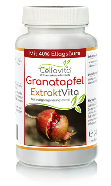 Granatapfel Extrakt Vita mit 40% Ellagsäure
