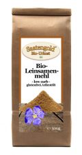 Bio-Leinsamenmehl gold