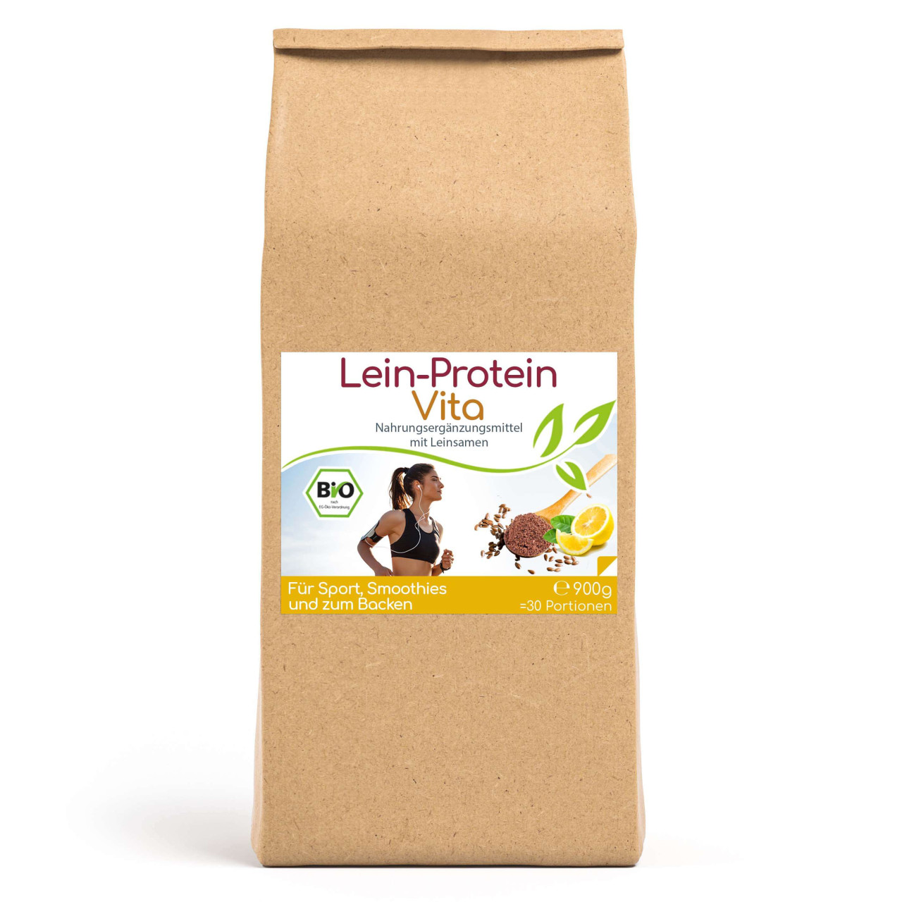 Lein-Protein Vita natürlicher Bio Proteinshake Lein-Protein Vita natürlicher Bio Proteinshake