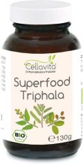 Superfood Triphala bio Pulver im Glas