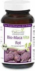 Bio-Maca Vita rot – 100 g Pulver im Glas