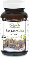 Bio-Maca Vita schwarz – 100 g Pulver im Glas